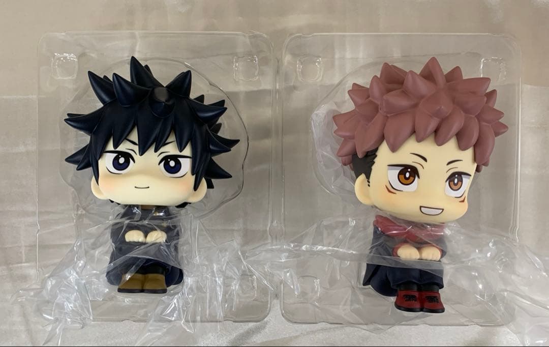 るかっぷ 虎杖悠仁 ニカっとver.＆伏黒恵 ほほえみver セット 座布団付き