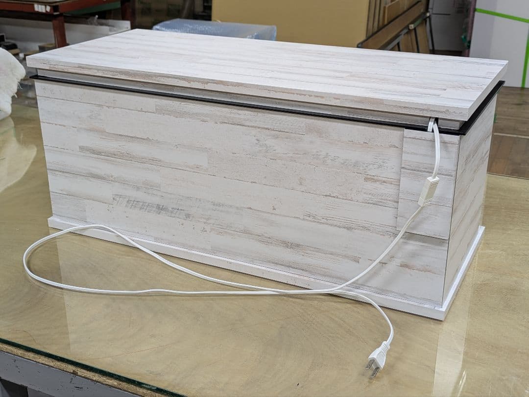 アクリルショーケース　アンティーク木目　2階仕様