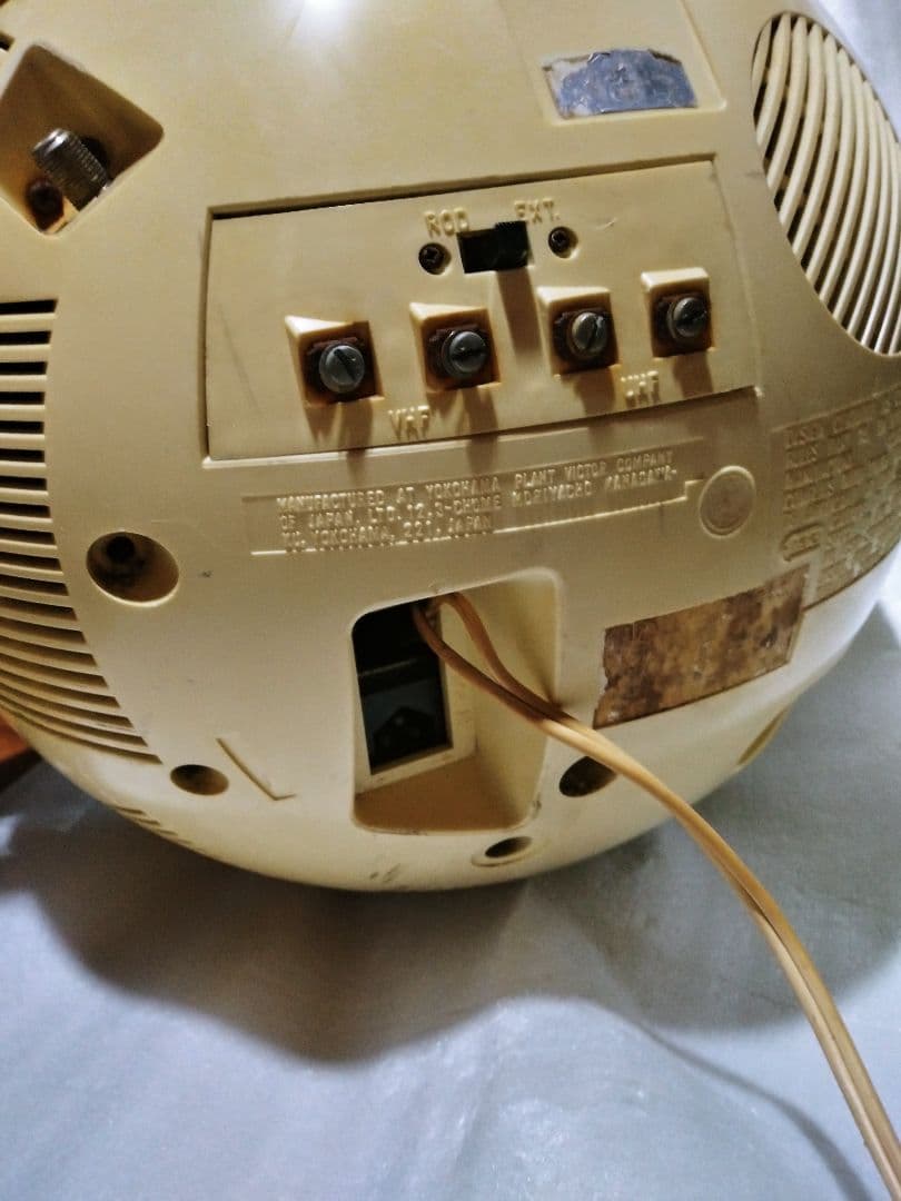 ❤️【激レア】昭和レトロ　ビクター　　球体白黒テレビ　ジャンク品✨❤️❤️