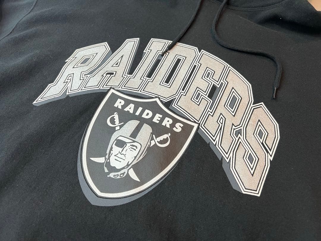 新品NFL RAIDERS コラボRussell ラッセル黒レイダース2XL
