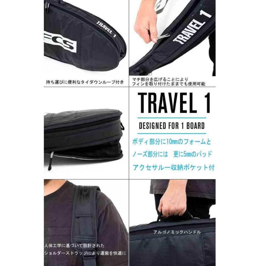 サーフィン・ボディボード FCS TRAVEL1 6.0 ALL PURPOSE 6'0\"(cm)