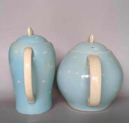 スージークーパーク クレッセント ターコイズ ブルー ティーセット