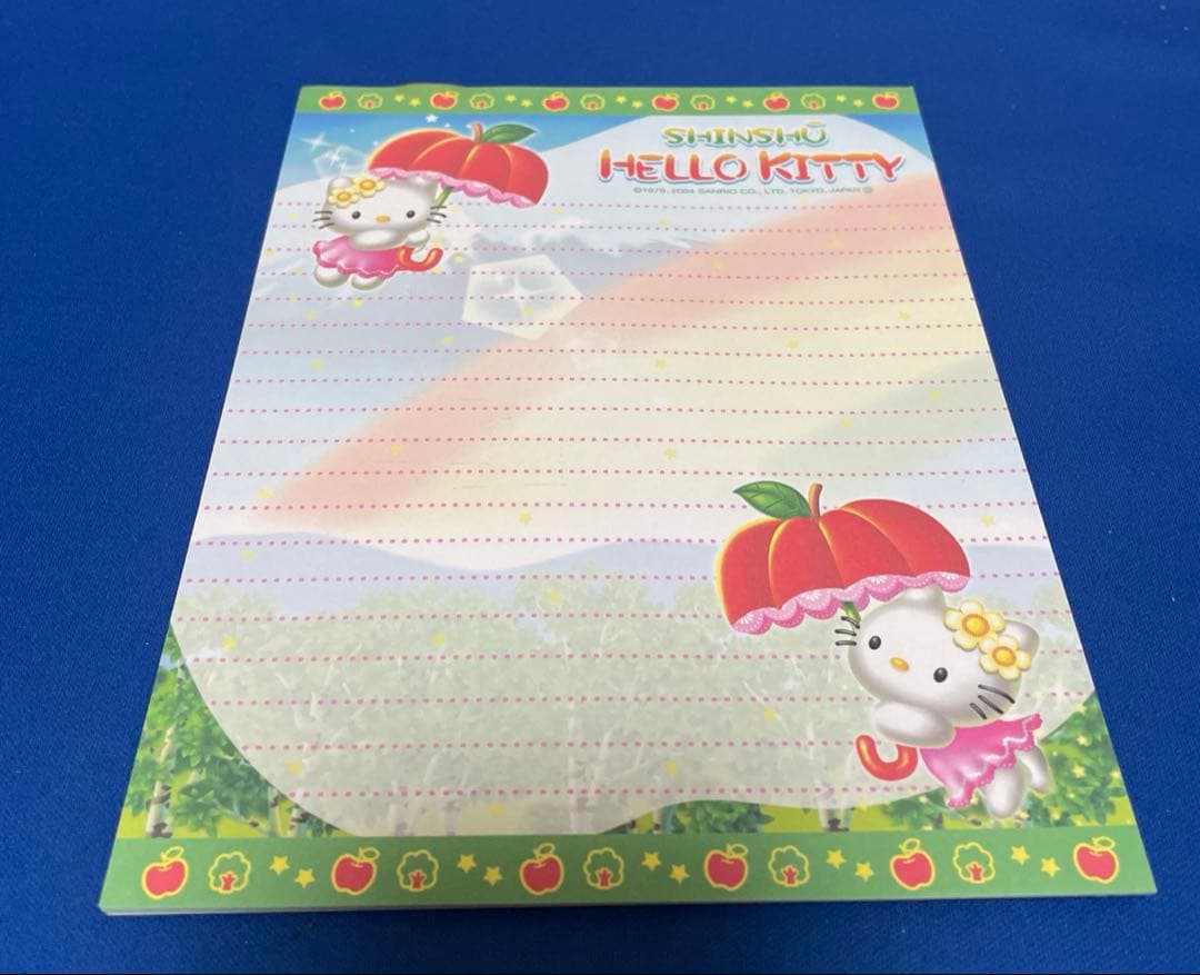 ハローキティ 信州 クリアファイル付きレターセット