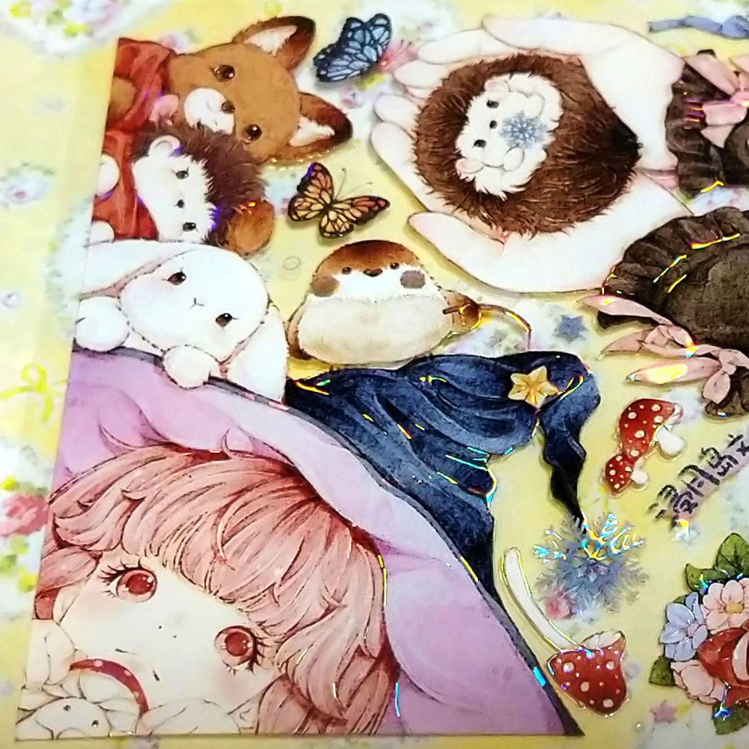 ✩のこり２✩J876＃制雪森林(贝壳光)浸月岛切り売り海外人物マステ女の子