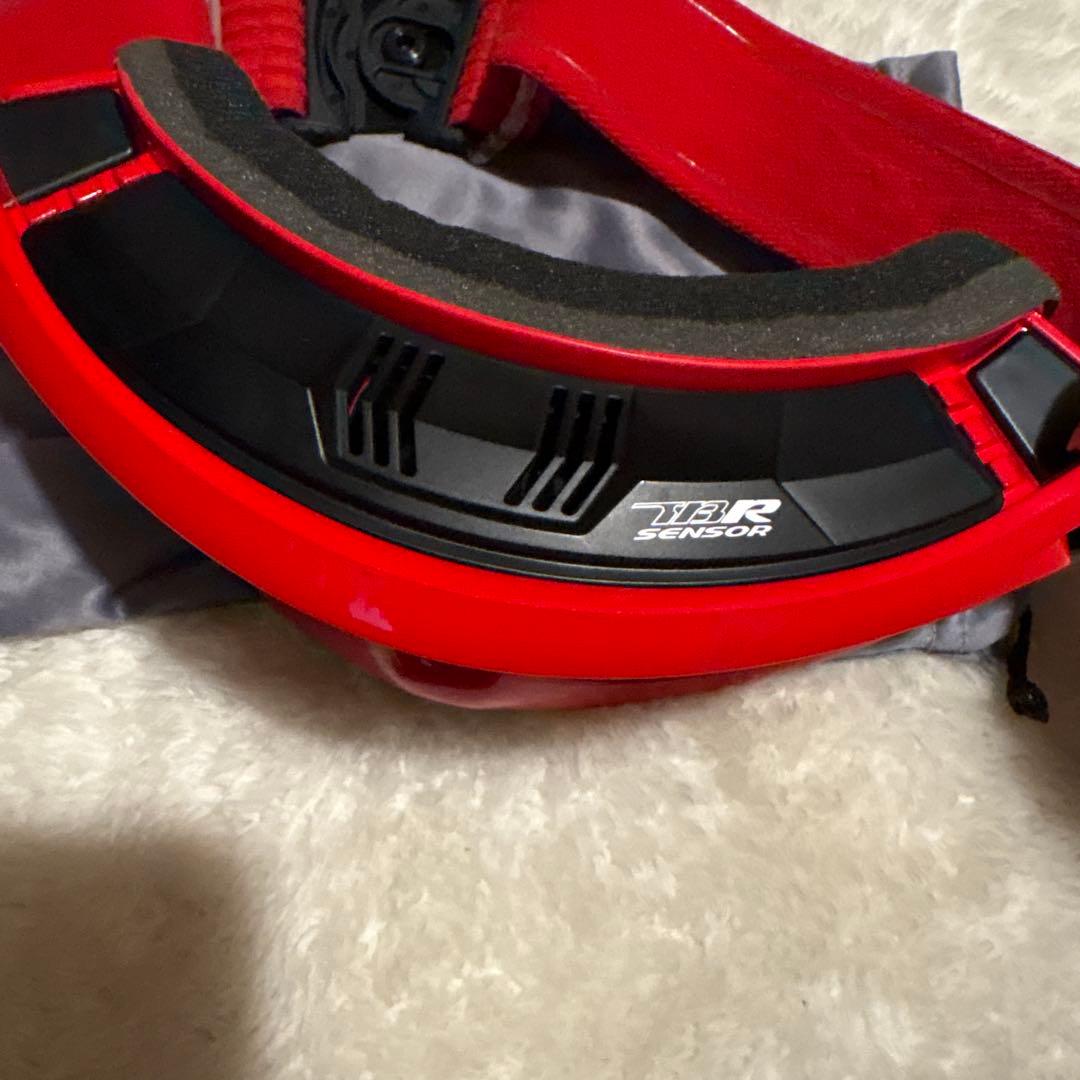 SWANS WTR SENSOR 電動ファン付ゴーグル レッド