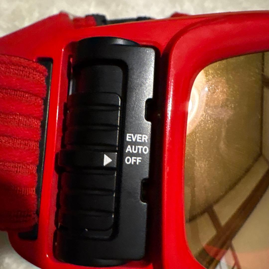 SWANS WTR SENSOR 電動ファン付ゴーグル レッド