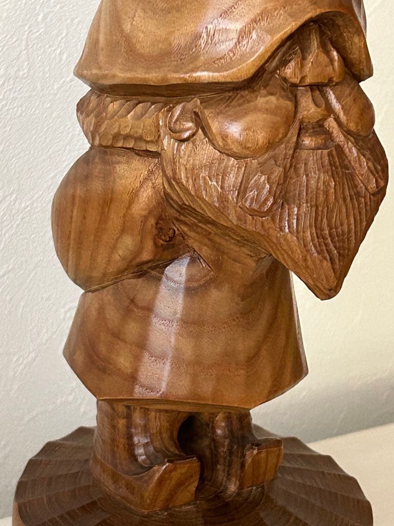 ◇美品・北海道彫刻◇コロポックル30cm