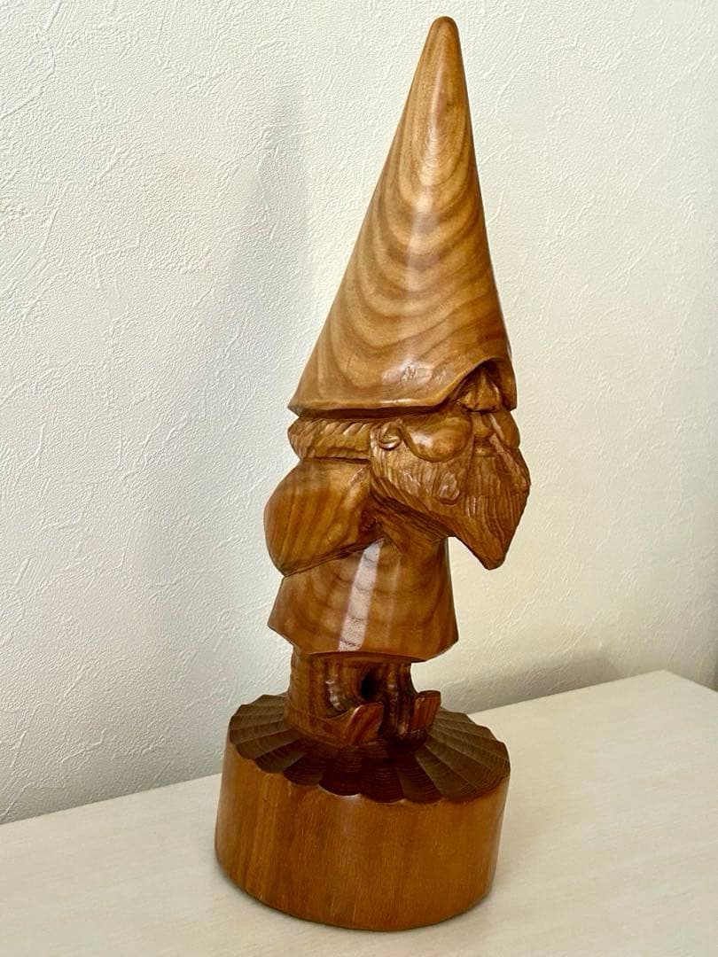 ◇美品・北海道彫刻◇コロポックル30cm