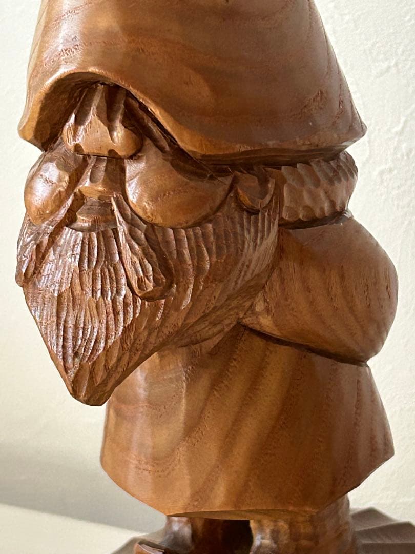 ◇美品・北海道彫刻◇コロポックル30cm