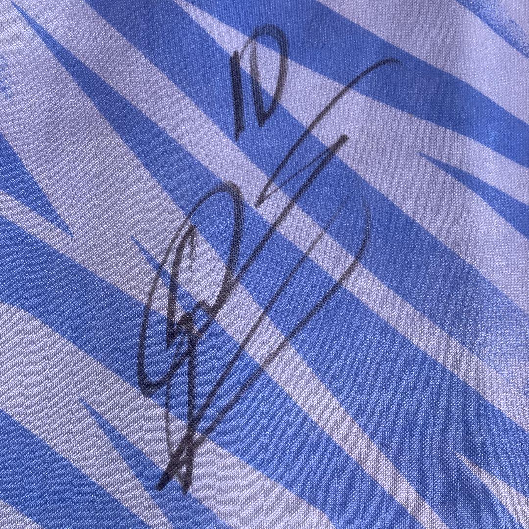 オフト監督 & ファネンブルグ選手10番 ジュビロ磐田 ウェア（直筆サイン入り）