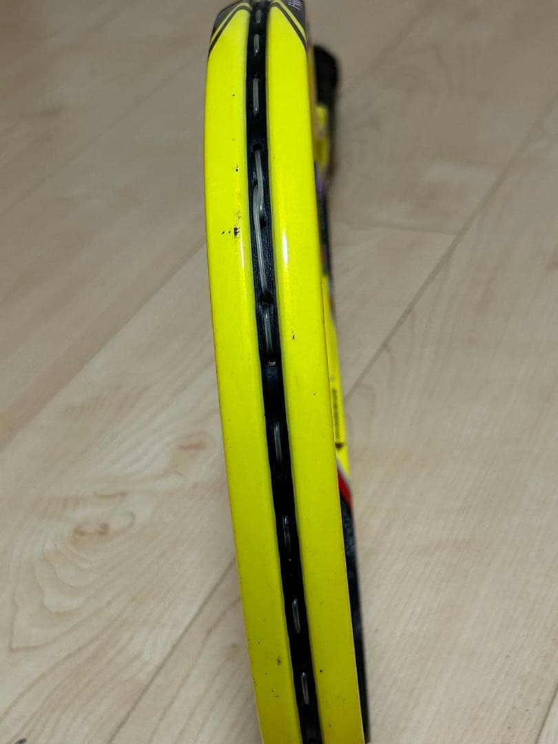 ソフトテニス　ラケット　YONEX ナノフォース8v イエロー