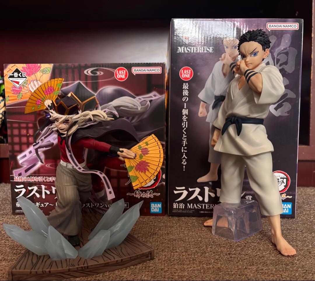 鬼滅の刃 一番くじ 姉の仇 雷の兄弟 ラストワン賞 童磨 狛治