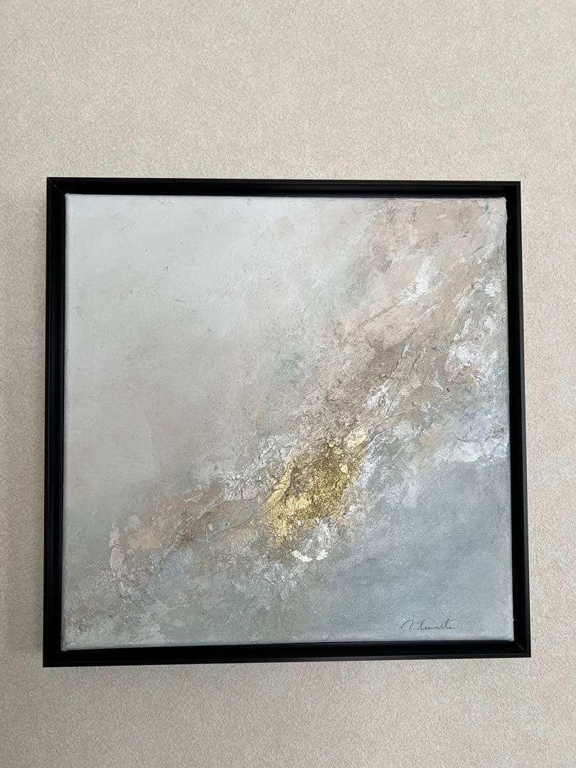 原画/額装済み/和風/禅/絵画/アート/抽象画/モダン/ホテル/ピンク/ゴールド