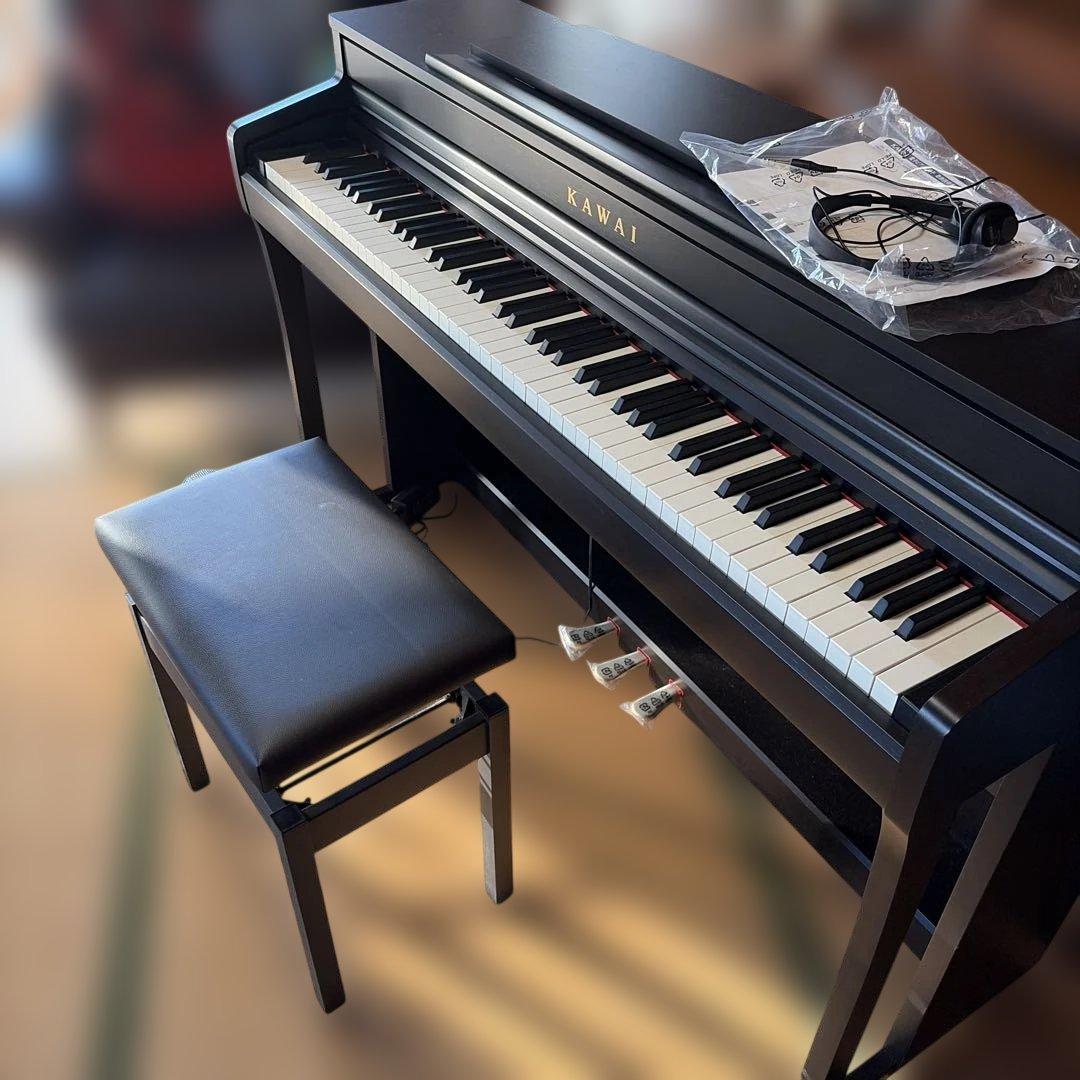 2024年製　新品同様 KAWAI デジタルピアノ ヘッドフォン付き