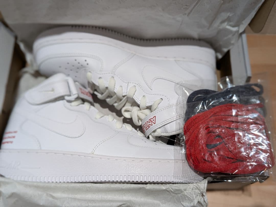 【鹿島アントラーズ】NIKE AIR FORCE1 MID'07 24.5cm