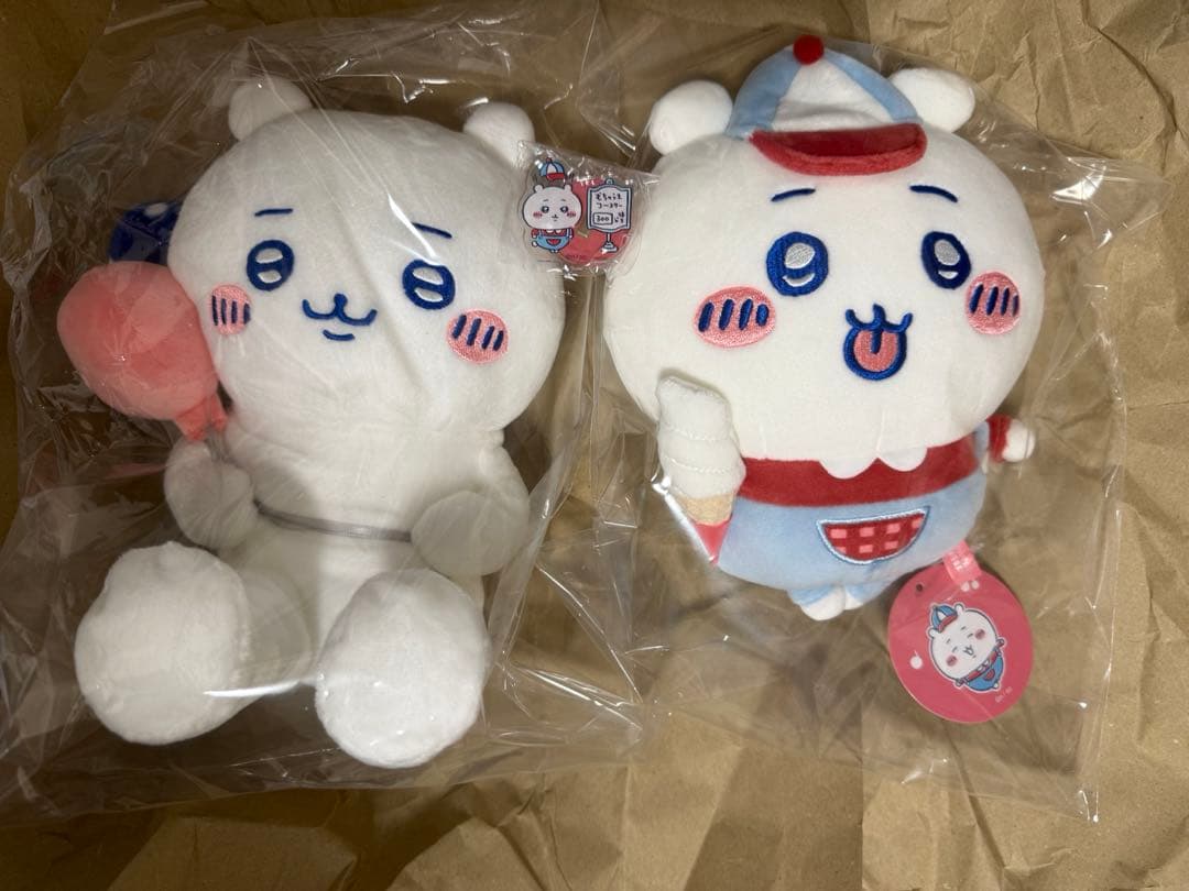 ちいかわ ワクワクゆうえんち ぬいぐるみ S 着ぐるみ セット アクスタ