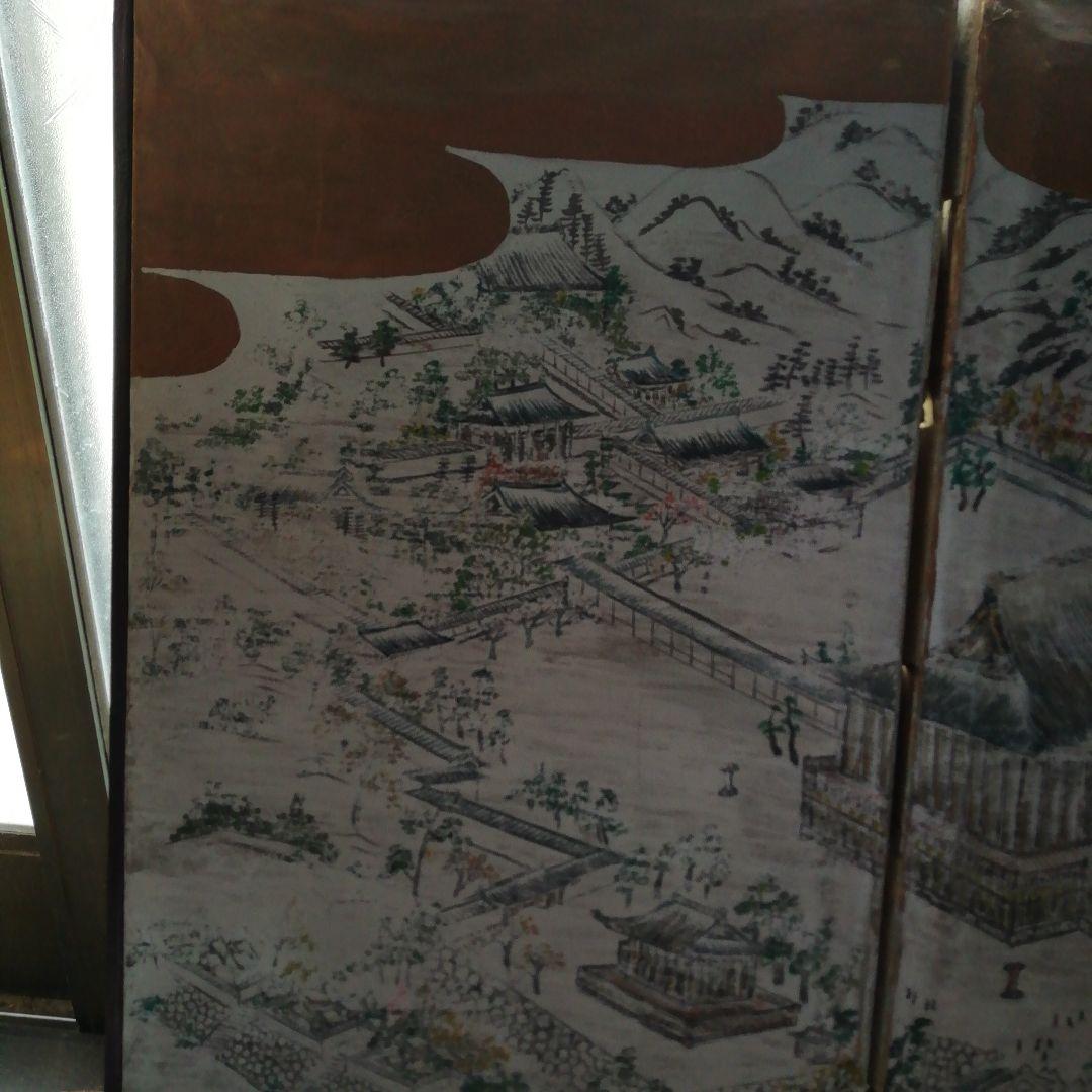 絵、蒔絵、屏風、骨董、絵画、歴史、アンティーク、中国