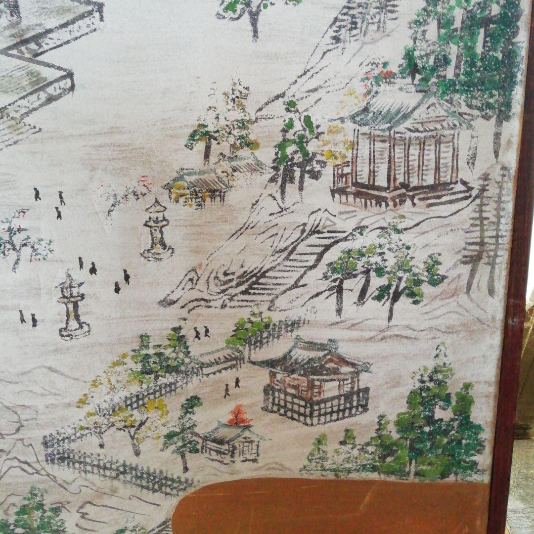 絵、蒔絵、屏風、骨董、絵画、歴史、アンティーク、中国