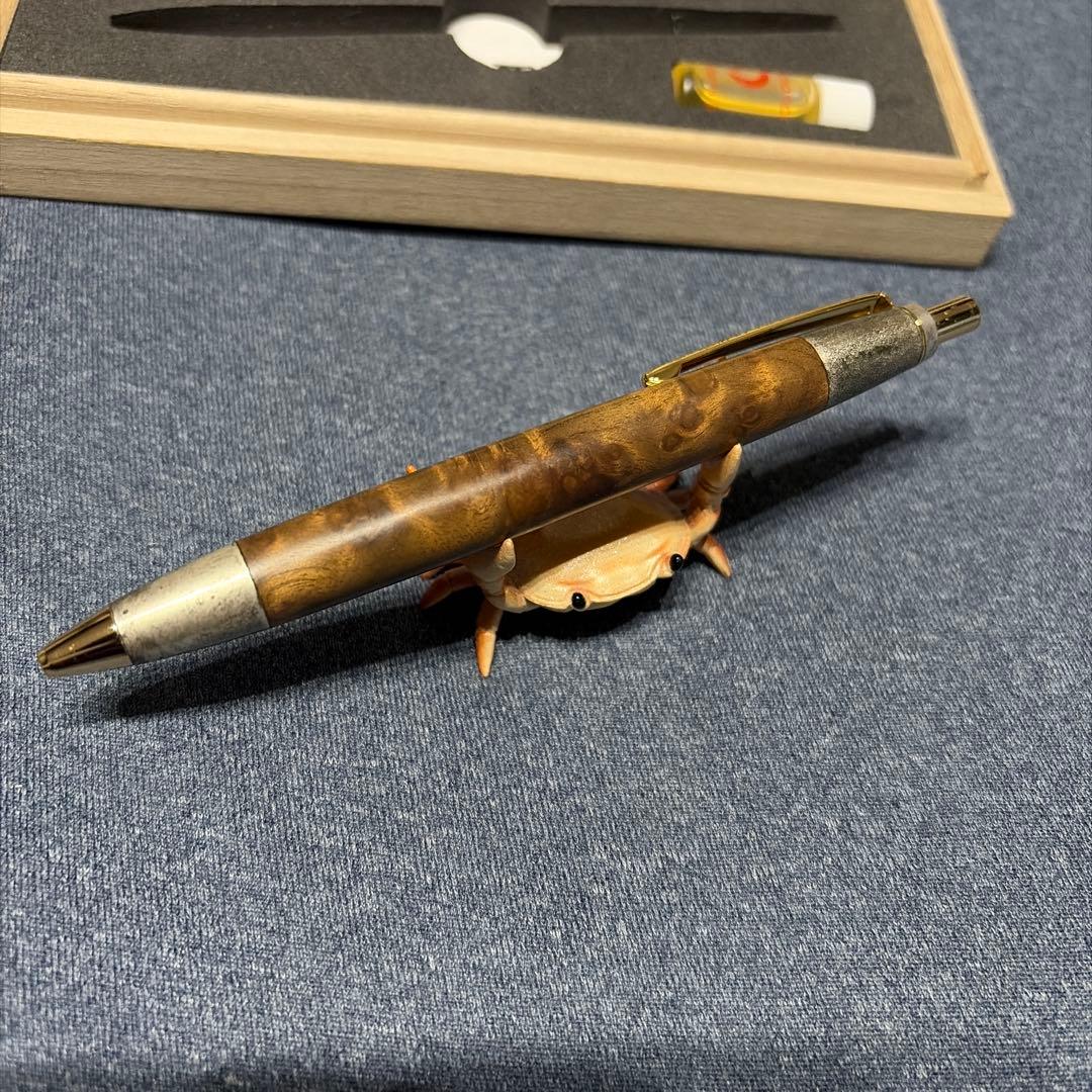最終価格野原工芸 マーブルウッド ボールペン