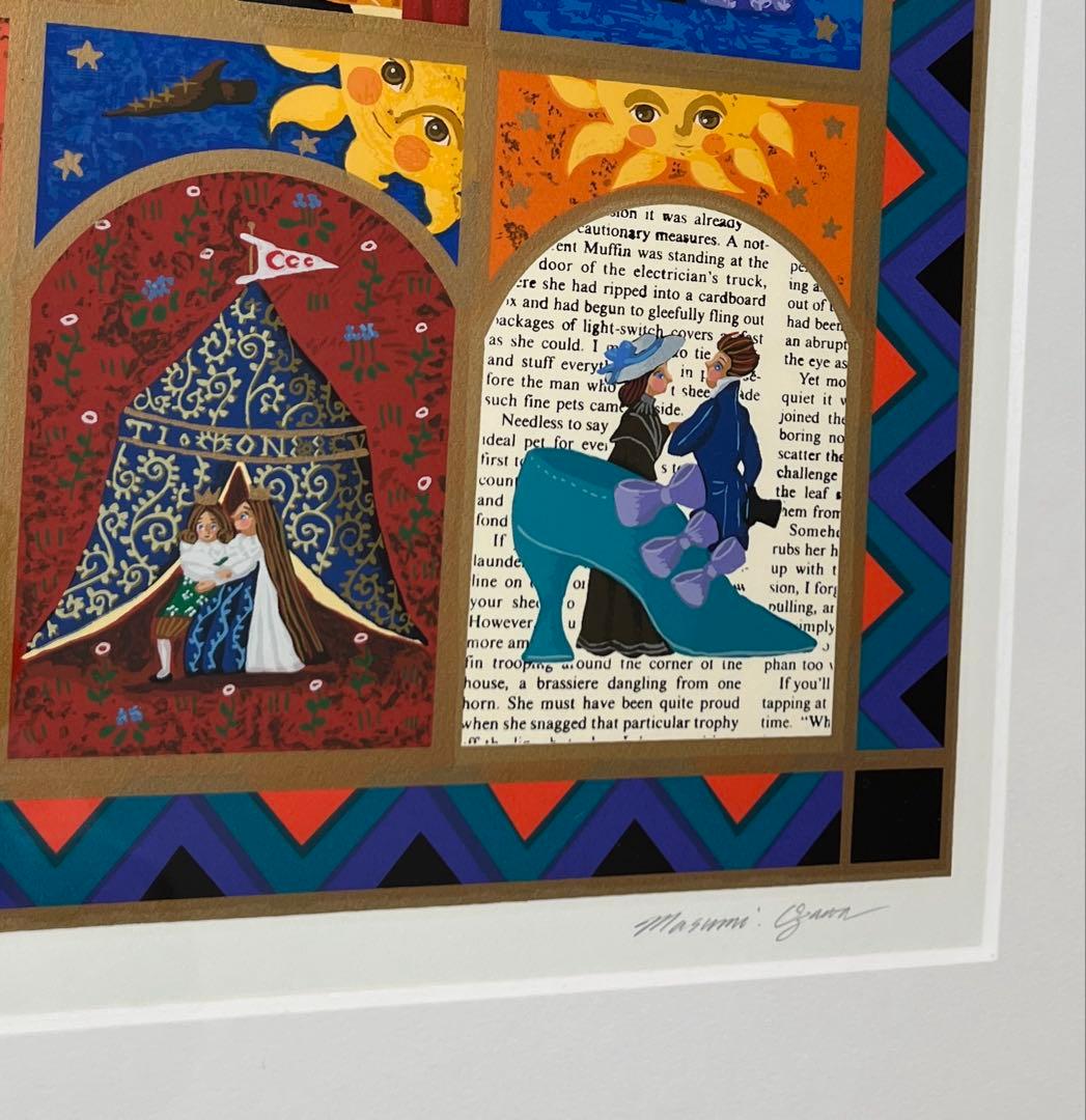 小澤摩純　踊る12人のお姫様　シルクスクリーン