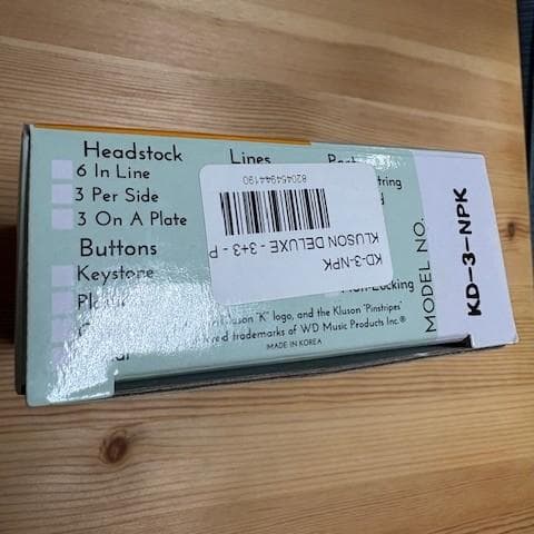 クルーソン 1コブ シングルライン エイジド KLUSON　ペグ　3連