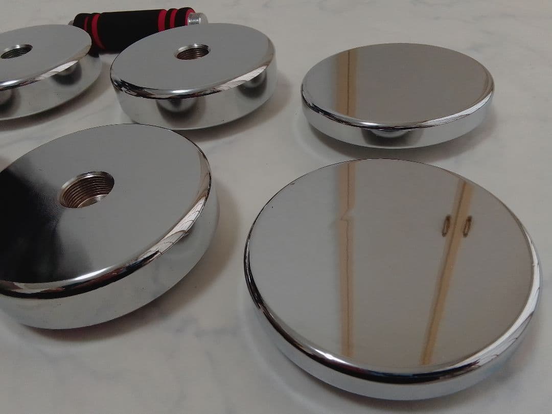 ノースディア 可変式ダンベル 約20kg セット クロームダンベル ①