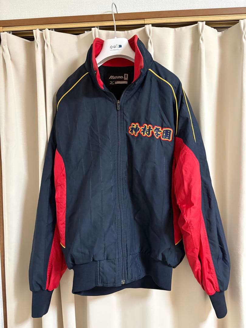 神村学園　Mizuno ジャケット サイズ0 ネイビー/レッド