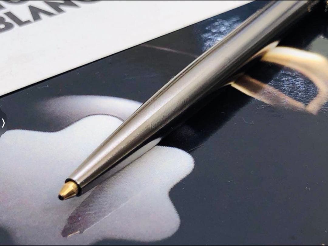 総チタニウム張り価値の高い名品★Sライン・チタン＆ゴールドプレート★モンブラン