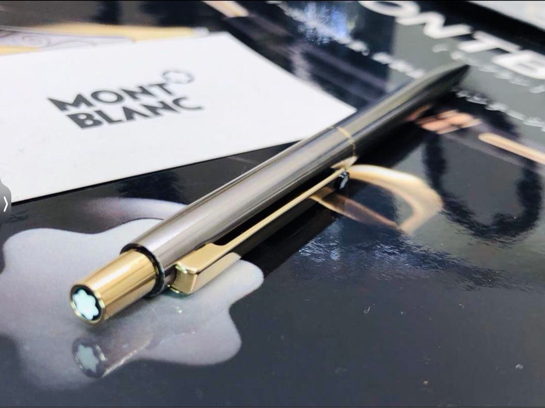 総チタニウム張り価値の高い名品★Sライン・チタン＆ゴールドプレート★モンブラン