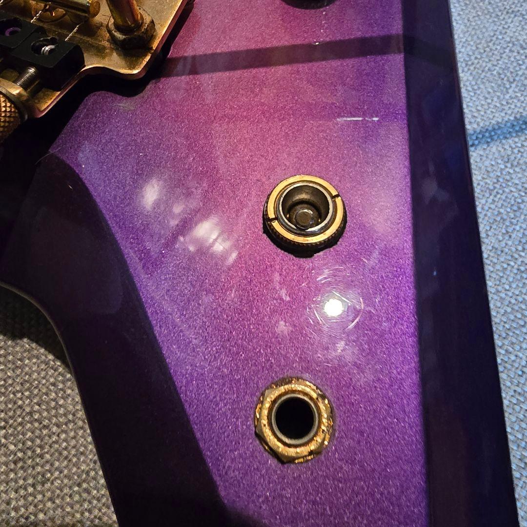 84年製 Greco TUSK GTV-60 パープル フライングV