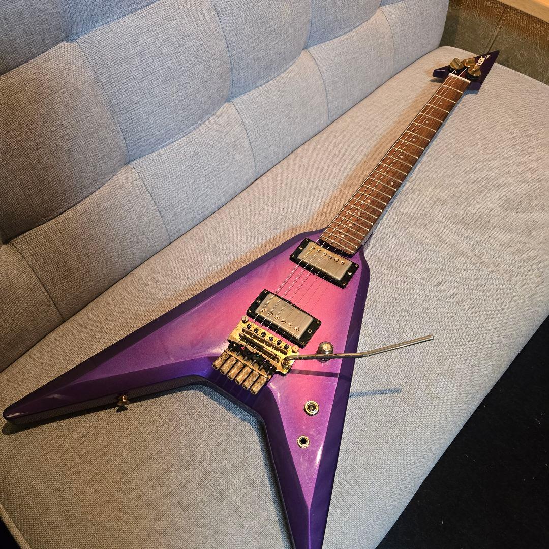 84年製 Greco TUSK GTV-60 パープル フライングV