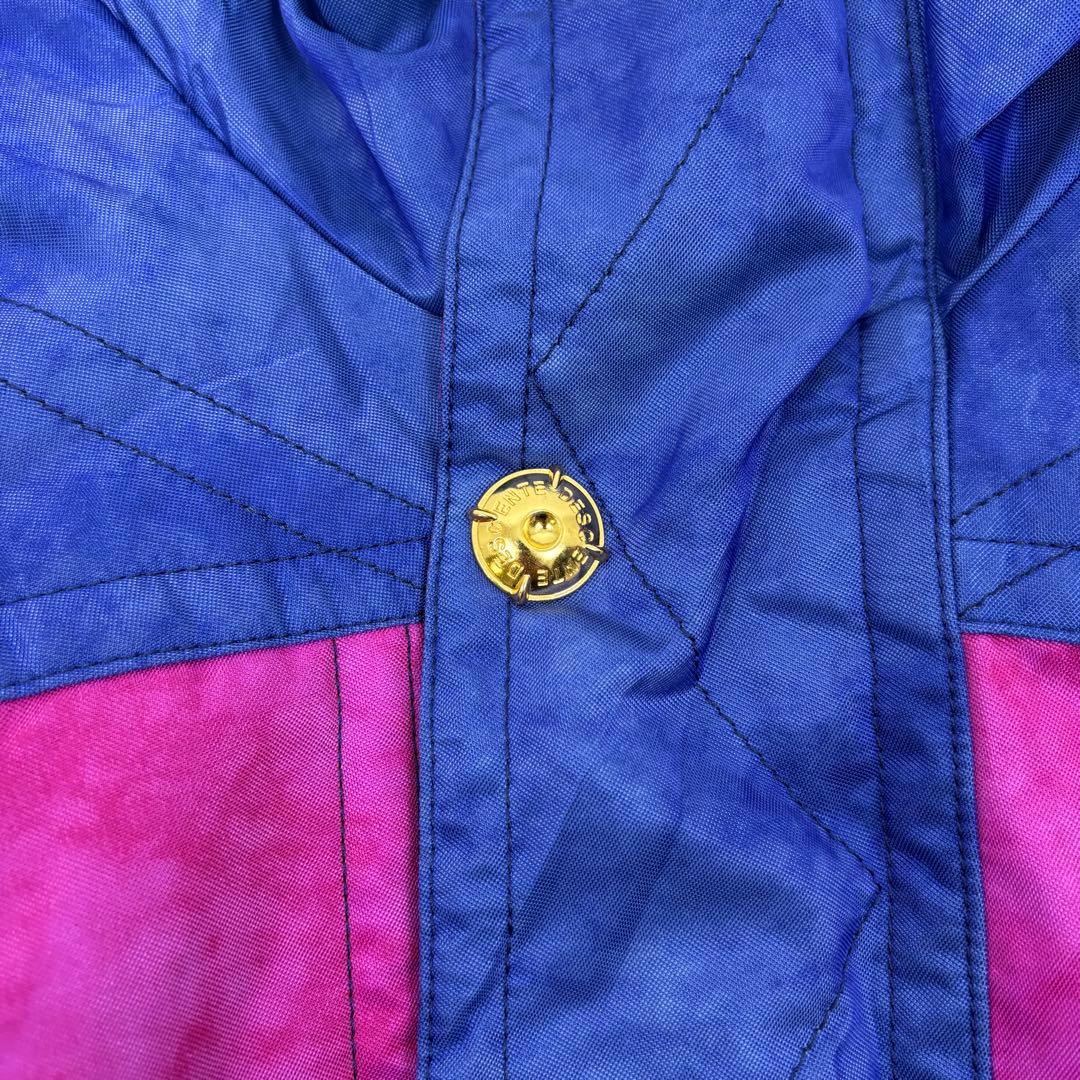 DESCENTE デサント XLサイズ スキーウェア 金ボタン 派手 レトロ