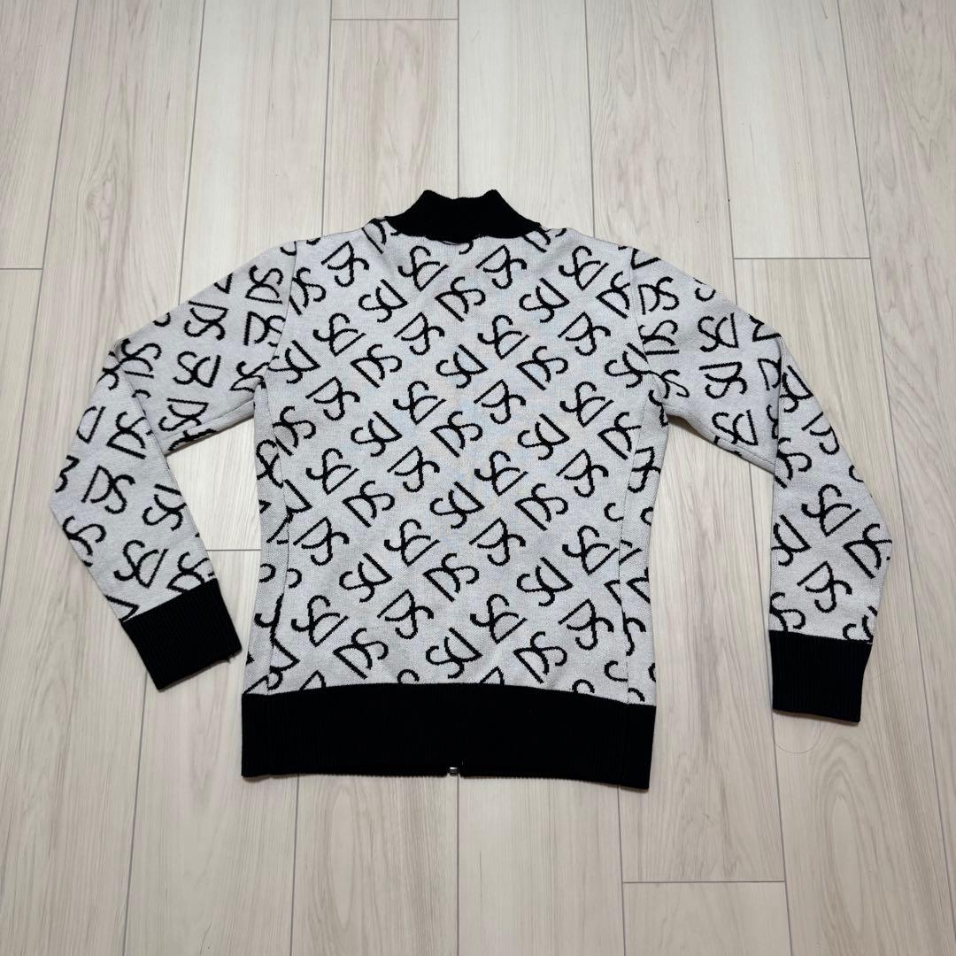 descente ジップアップ ニットジャケット M