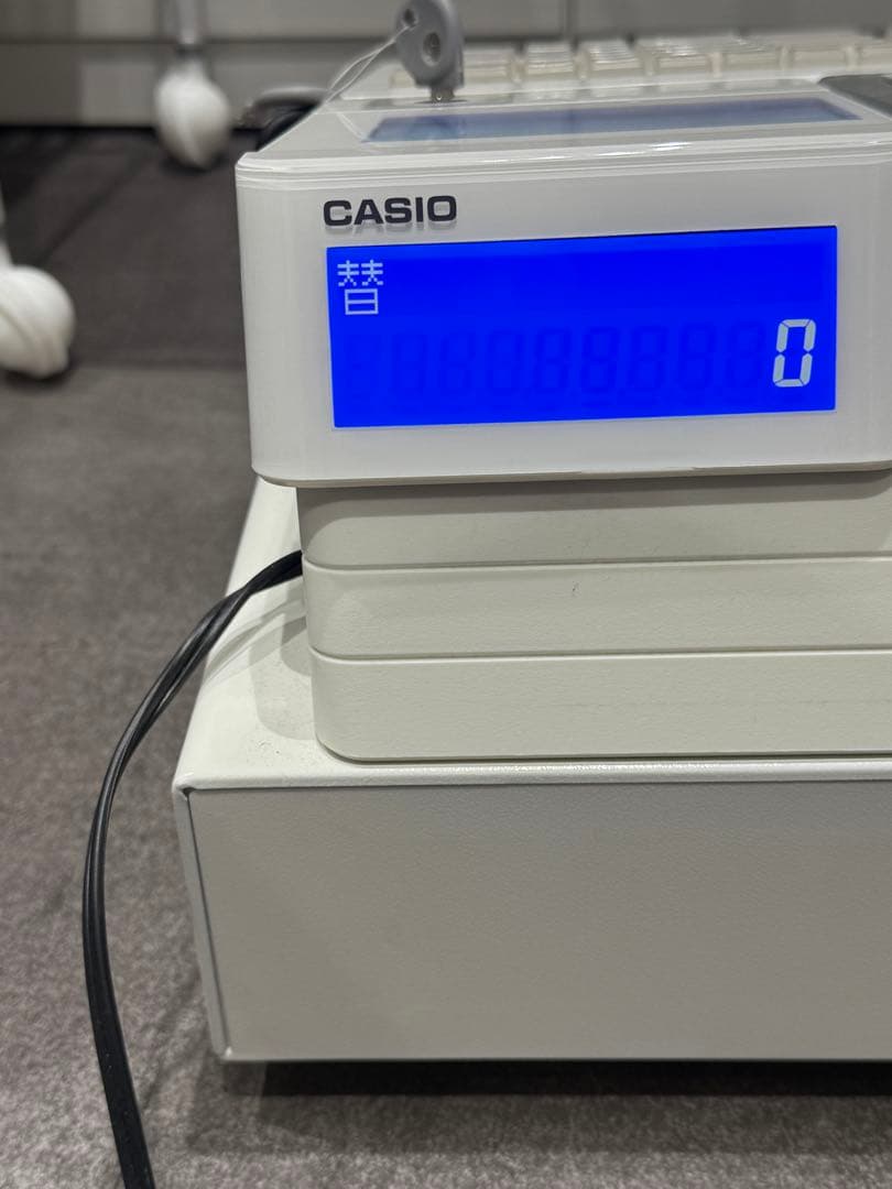 【美品】 CASIO カシオ レジスター 業務用 SR-S4000-20SWE