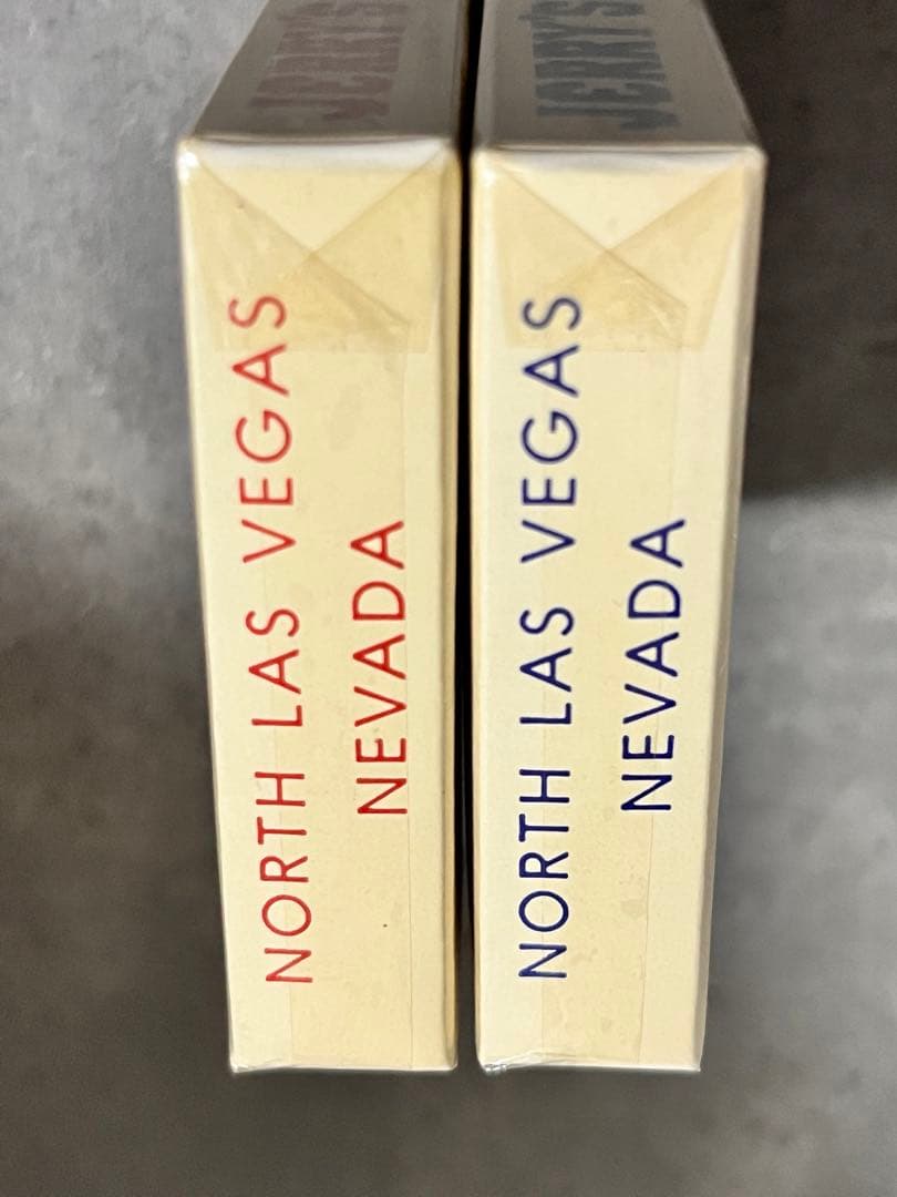 Jerry's nugget 本物　赤青1個づつ　ジェリーズナゲット　トランプ