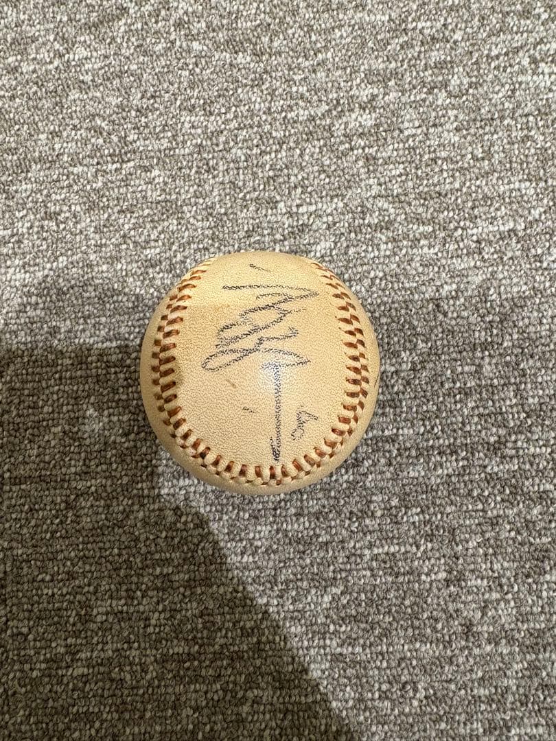 巨人寄せ書き直筆サインボール（長嶋、王、張本　高田）