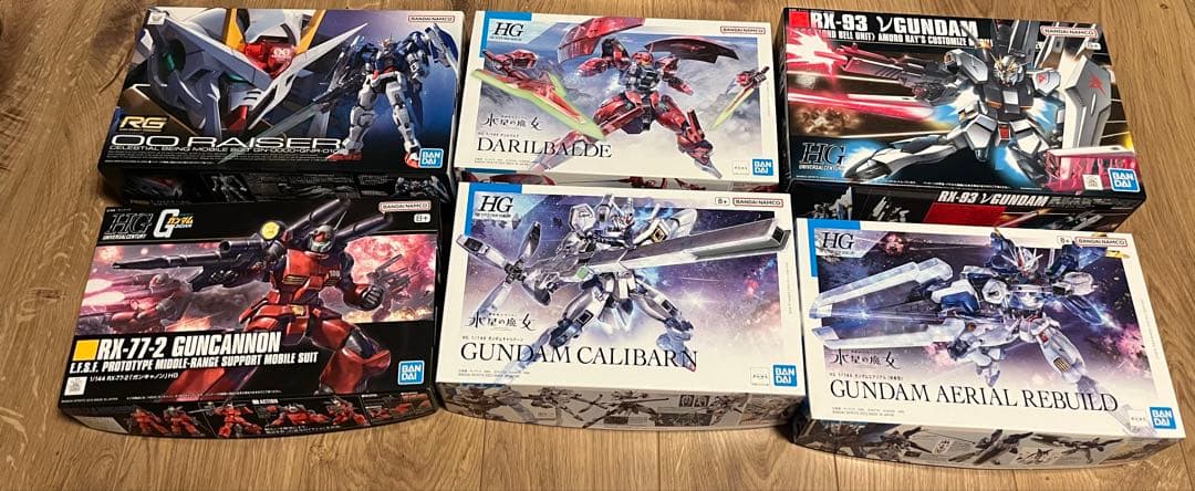 ガンプラ・RG.HG1/144 まとめ売り 6セット 未組立
