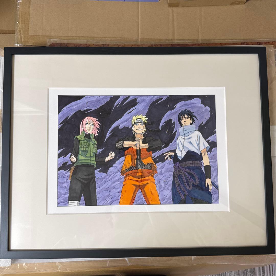ナルト　NARUTO 複製原画　七班