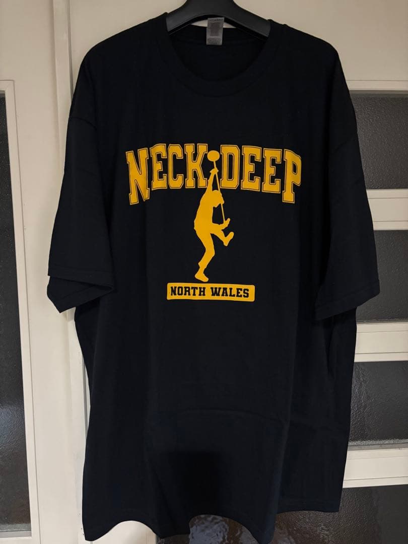NECK DEEP Tシャツ ブラック　NORTH WALES 2XL