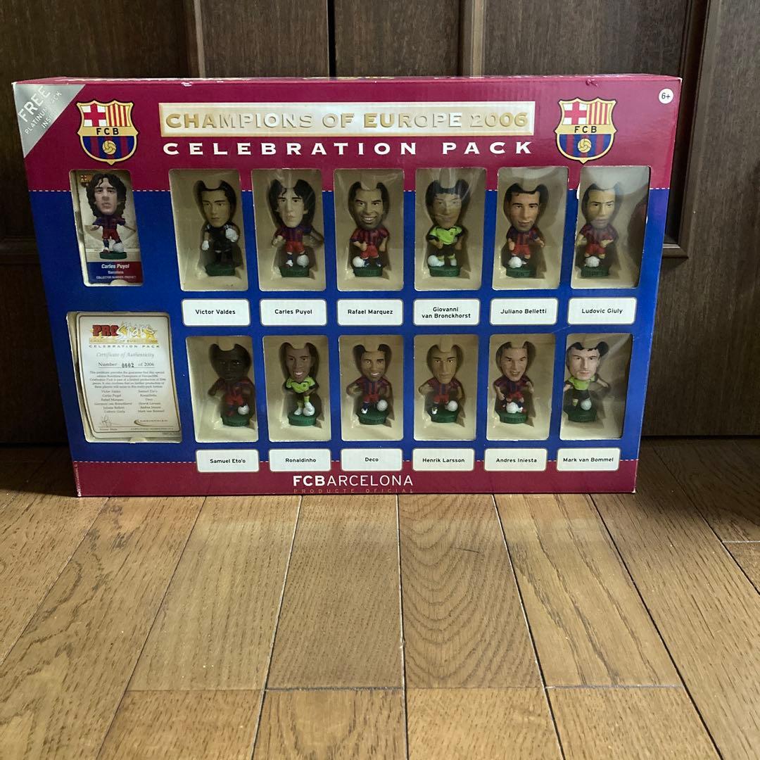 コリンシアン　バルセロナ　サッカーフィギュアチャンピオンズリーグ2006優勝記念