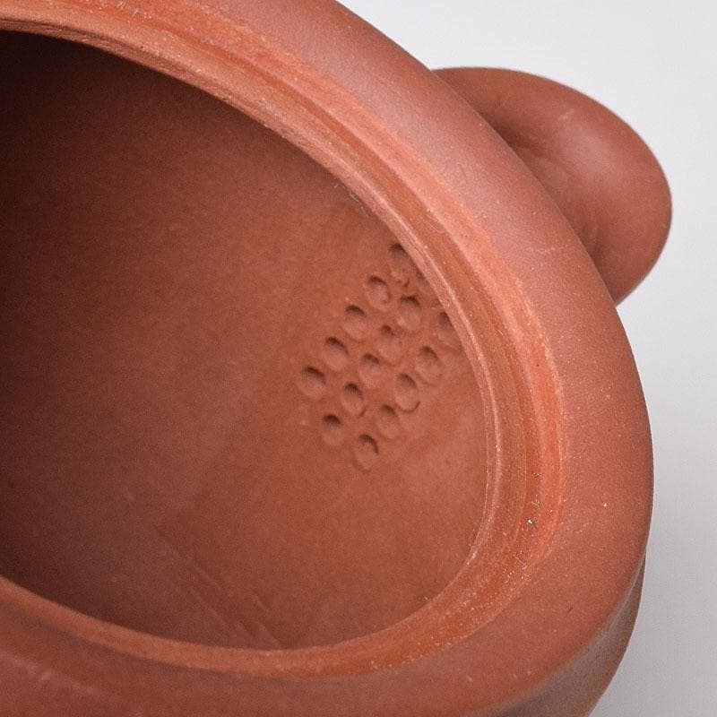 中国　中国宣興銘　紫砂　朱泥　宝瓶　急須　茶壷　V　R8342