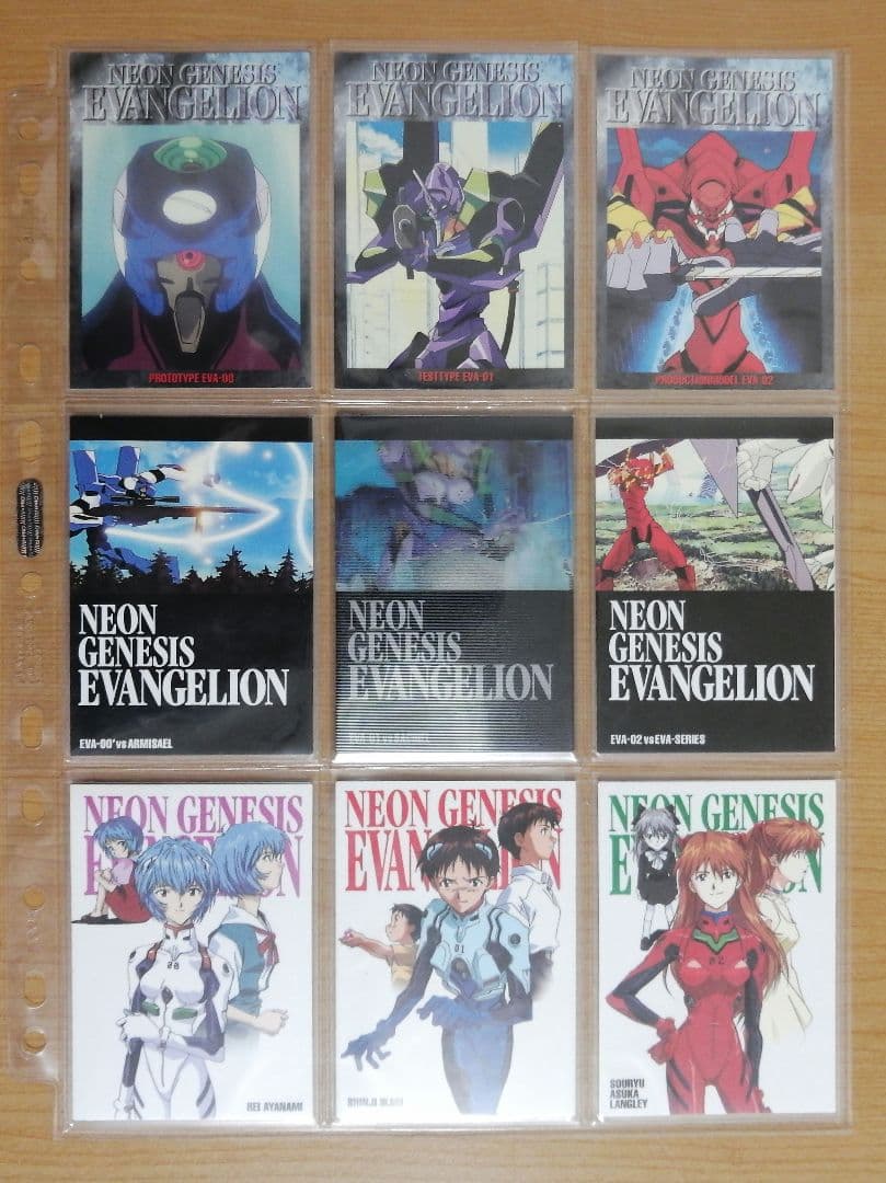 カードダスマスターズ 新世紀エヴァンゲリオン 第壱集&第弐集フルコンプ+プロモ