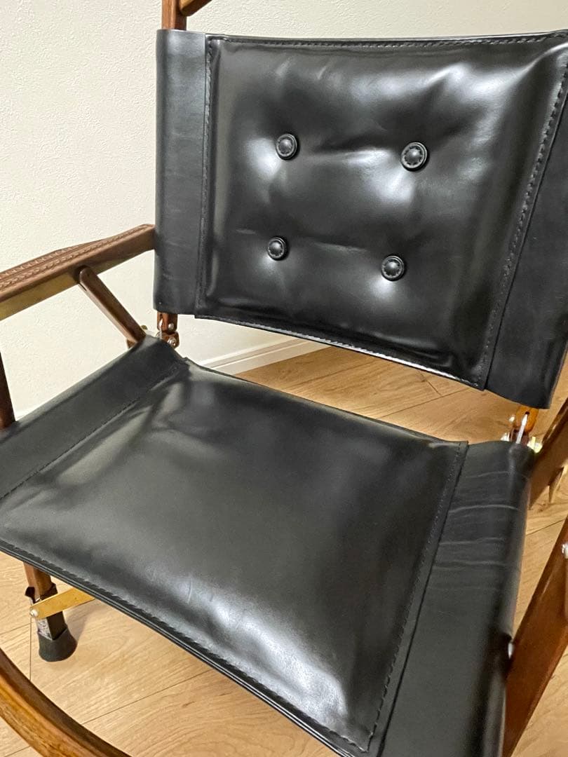 ピノワークス　カーミットチェア用 レザークッション（ブラック）