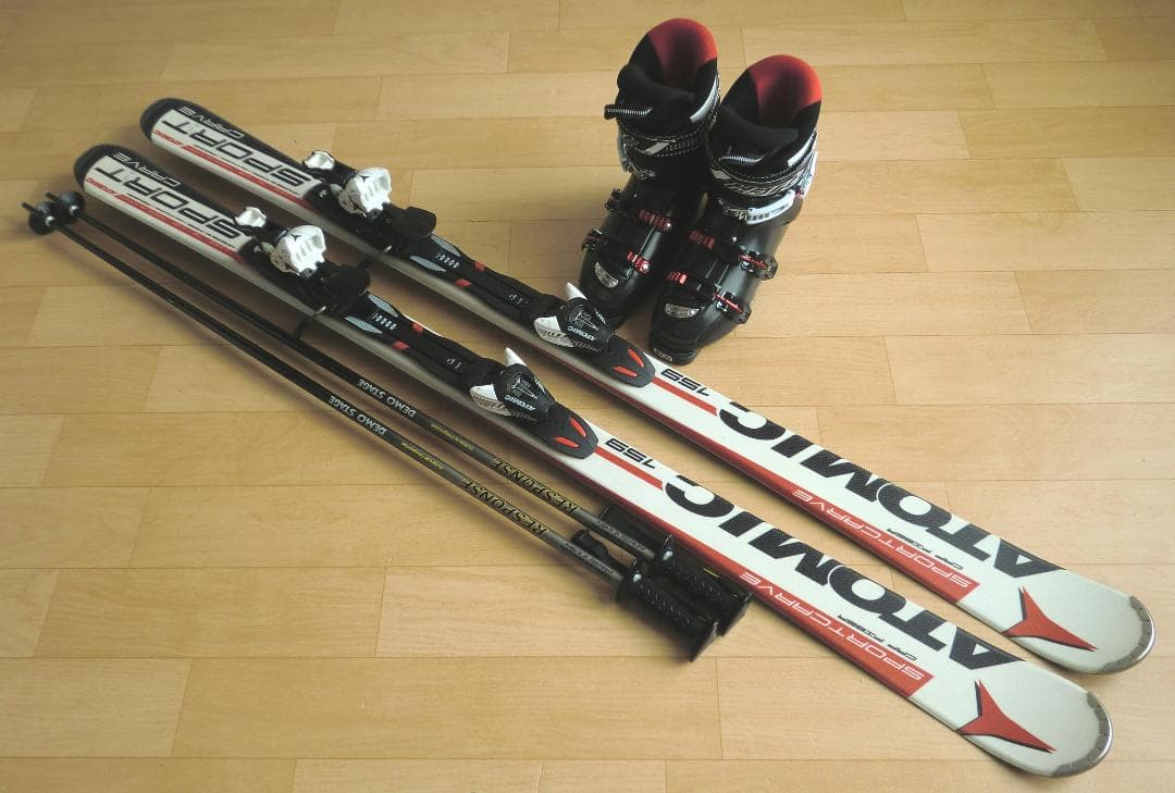 ■■送料無料■アトミック■メンズスキーフルセット■板159靴27■メンテ付■■