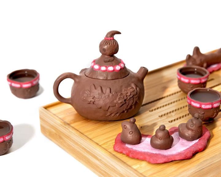 AYAKO ROKKAKU Tea set ED225 ロッカクアヤコ