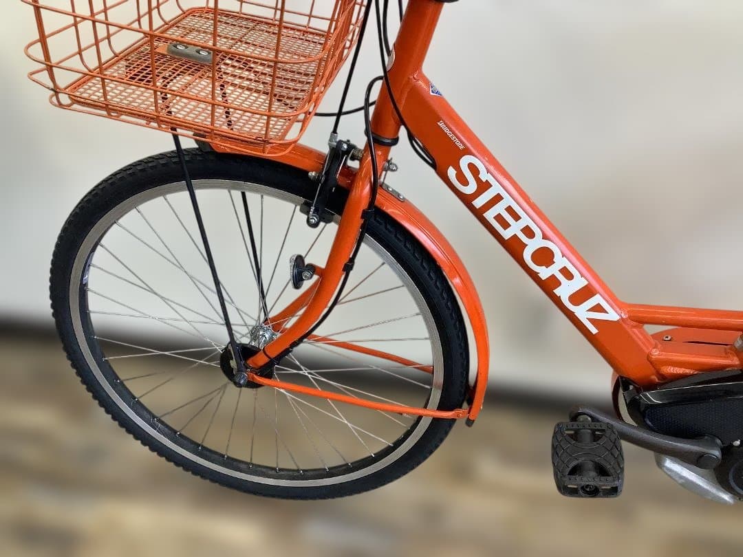 整備済☆送料込！ブリヂストン ステップクルーズe 26インチ 電動アシスト中古車