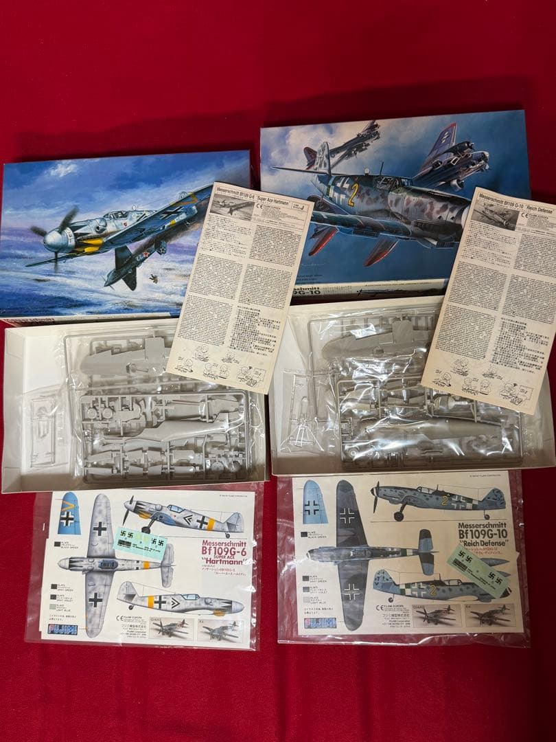 1/48フジミ、ホビークラフト、エデュアルド Bf 109シリーズ 全8個セット