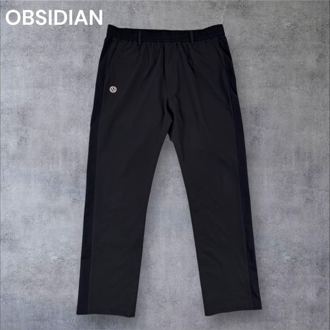 美品 OBSIDIAN GOLF オブシディアン WIND PANTS パンツ