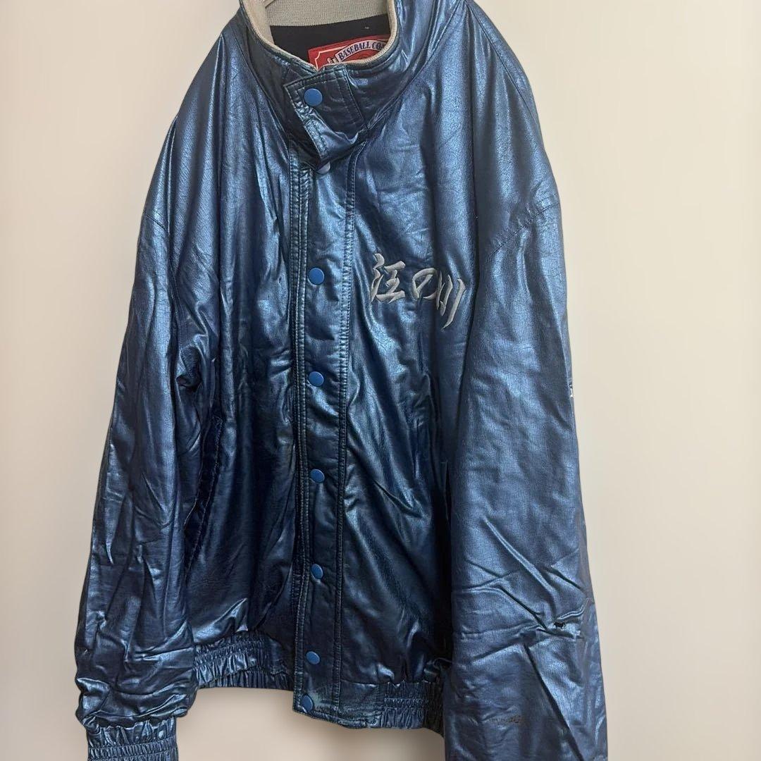 江の川　島根　甲子園　ベースボールジャケット レトロ　廃盤　XL