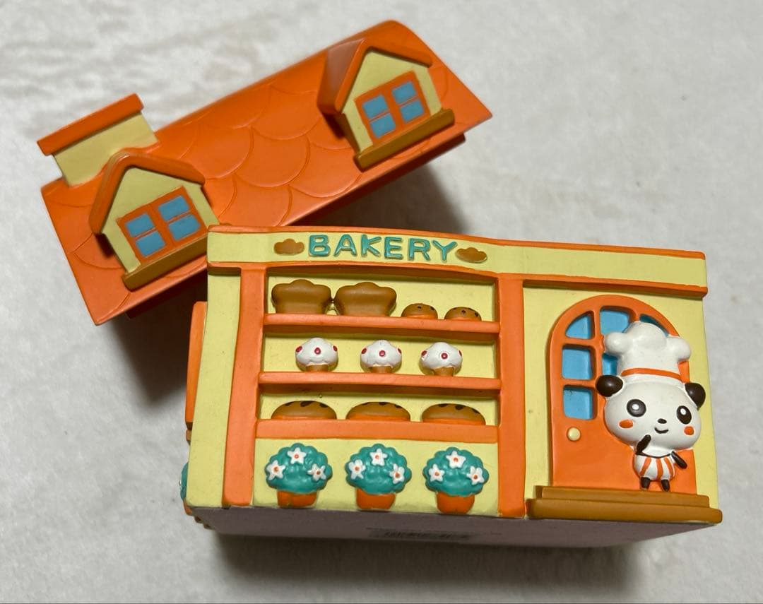 ちょこぱんだ　パン屋さん　家　ハウス　サンリオ　小物入れ　陶器　2001年物